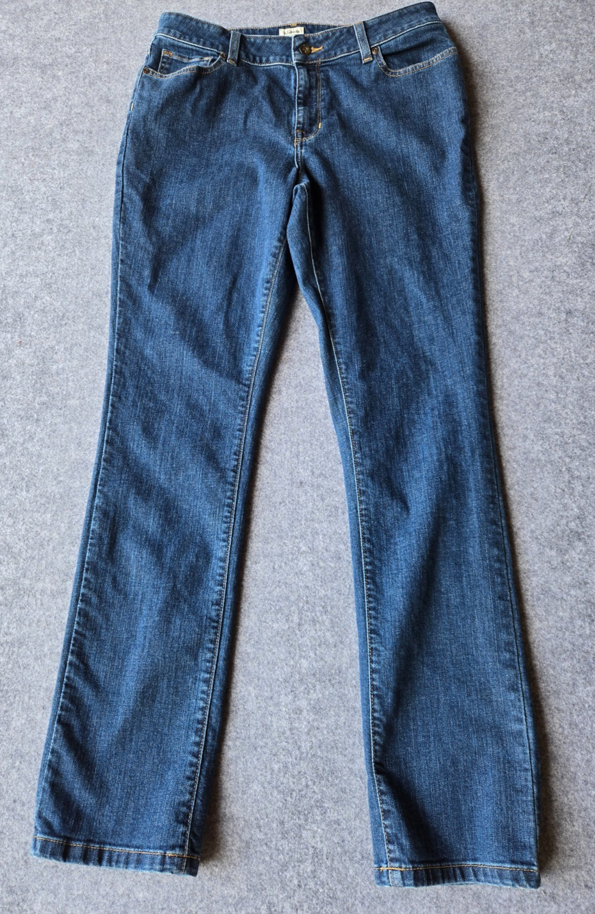 L.L Bean Women's Jeans Favorite Fit Size 12 Medium Wash Mid Rise31x31